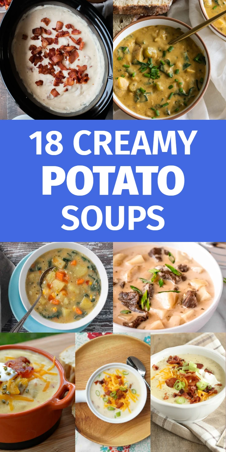 Creamy potato soups