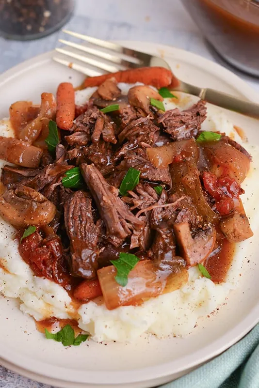 Balsamic Slow Cooker Pot Roast Recipe