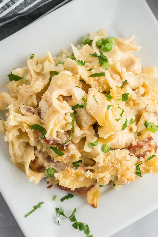 Cheesy Chicken Noodle Casserole