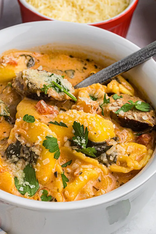 Creamy Sausage Tortellini Soup Recipe
