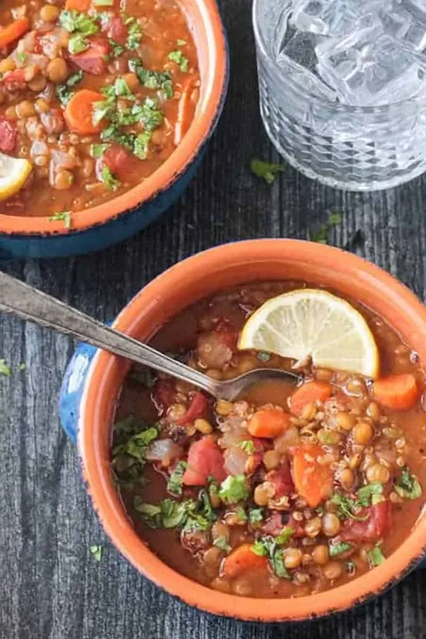 Smoky Lentil Quinoa Soup