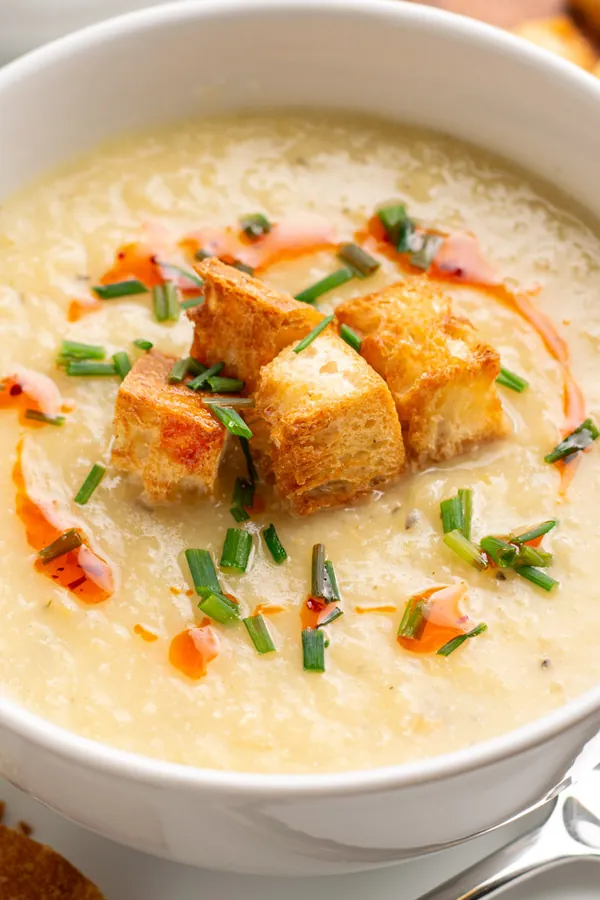 Cauliflower Potato Leek Soup