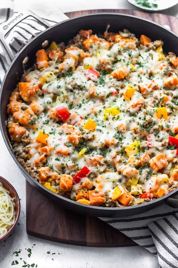 Italian Turkey Sweet Potato Skillet