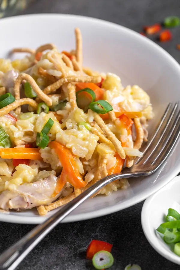 Chicken Chow Mein Casserole