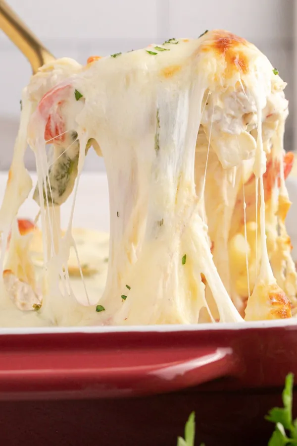 Philly Chicken Cheesesteak Casserole