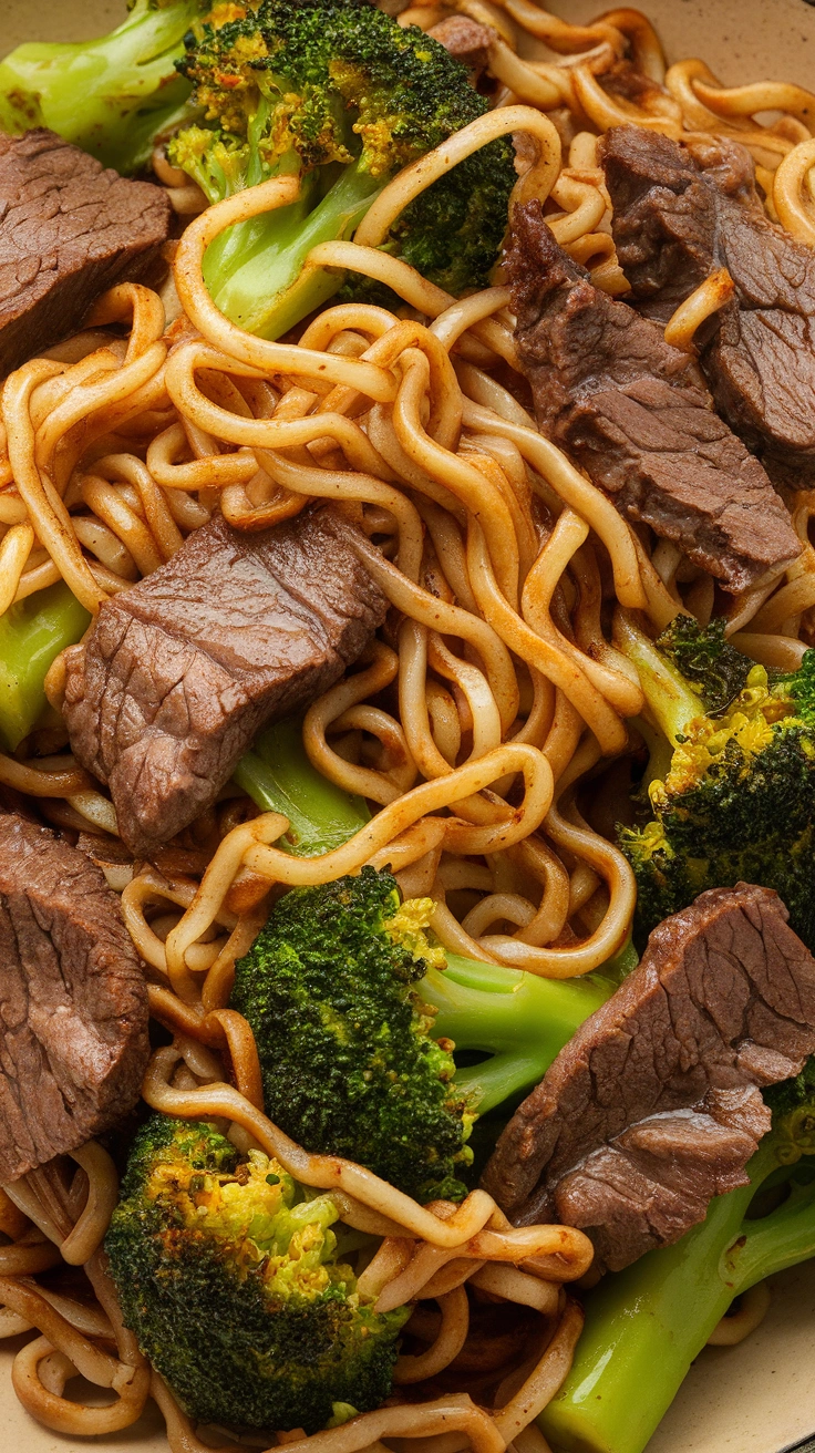 Beef and Broccoli Lo Mein