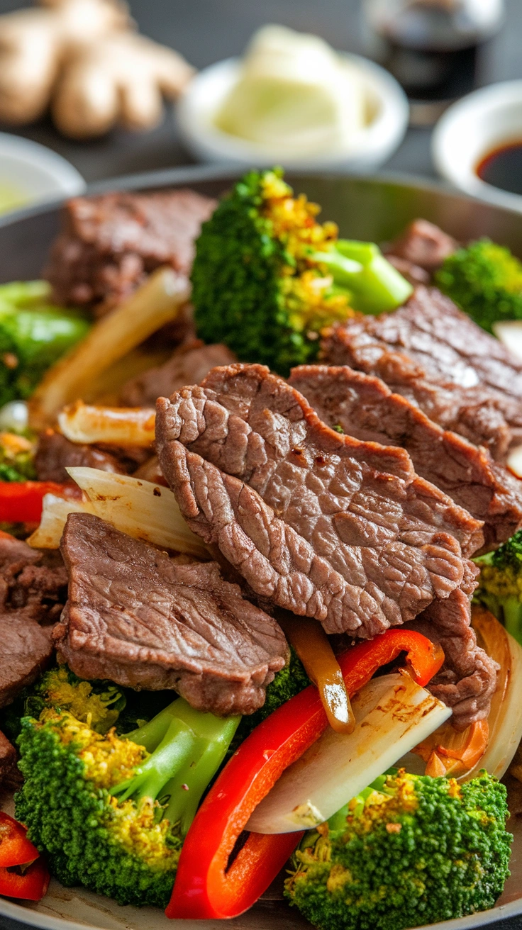 Beef and Broccoli Stir-Fry with Tamari