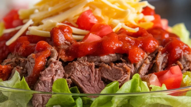 Beef Taco Bowl with Cauliflower Rice - Featured