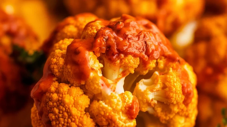 Buffalo Cauliflower Bites - Featured