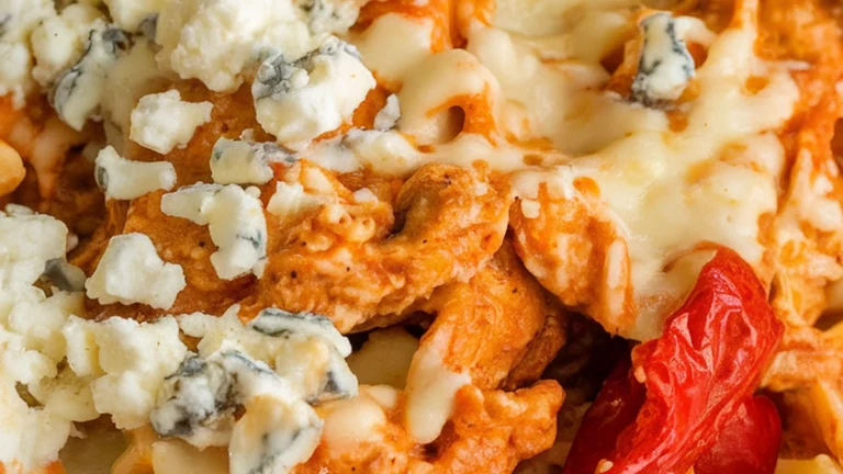Buffalo Chicken Pasta Bake - Featured