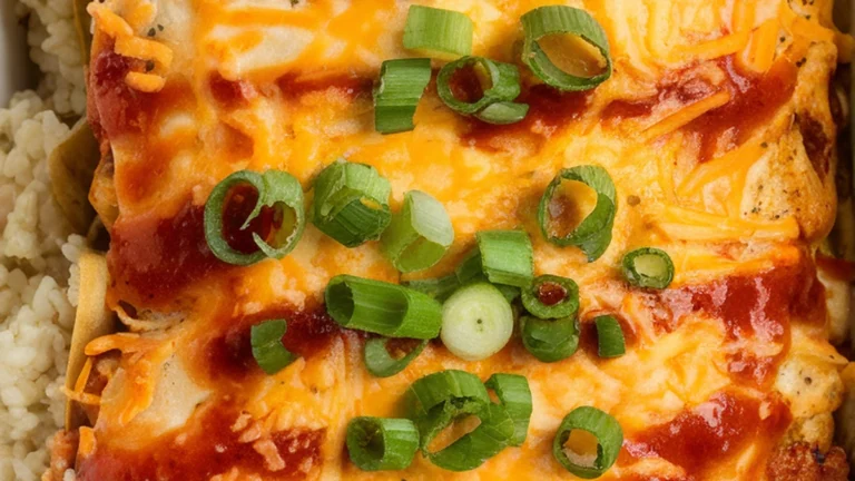 Chicken Enchilada Casserole - Featured
