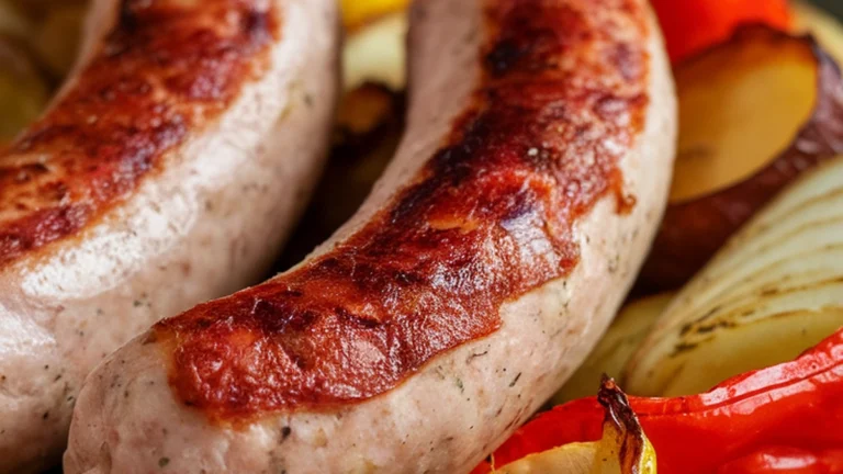 Chicken Sausage and Roasted Vegetables - Featured