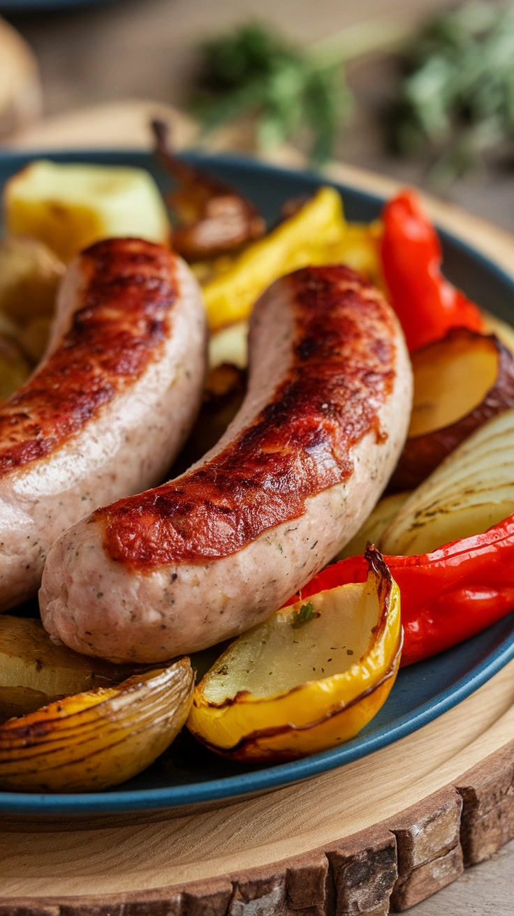 Chicken Sausage and Roasted Vegetables