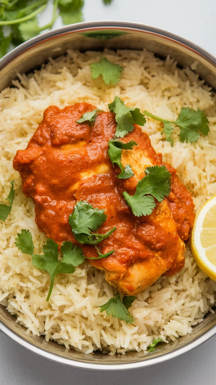 Chicken Tikka Masala with Basmati Rice