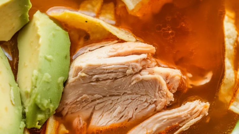 Classic Chicken Tortilla Soup - Featured