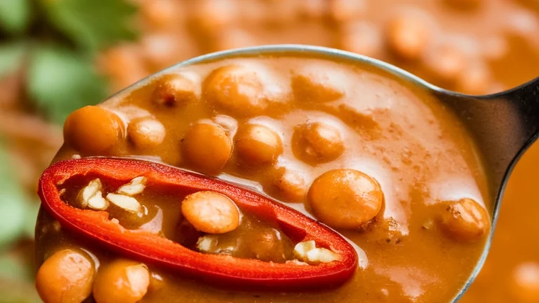 Coconut Curry Red Lentil Soup - Featured