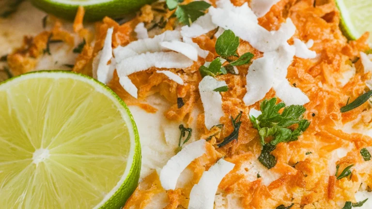 Creamy Coconut Lime White Fish - Featured