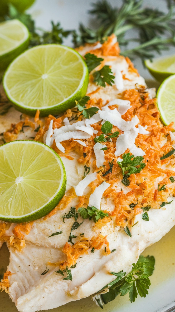 Creamy Coconut Lime White Fish
