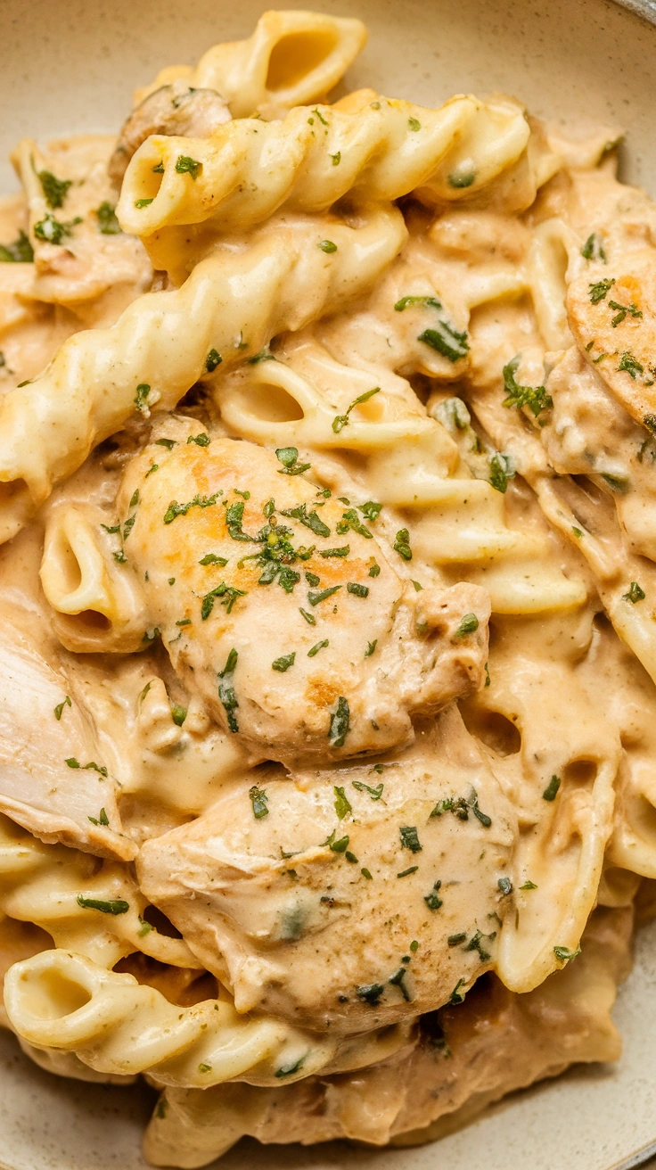 Creamy Garlic Chicken Pasta