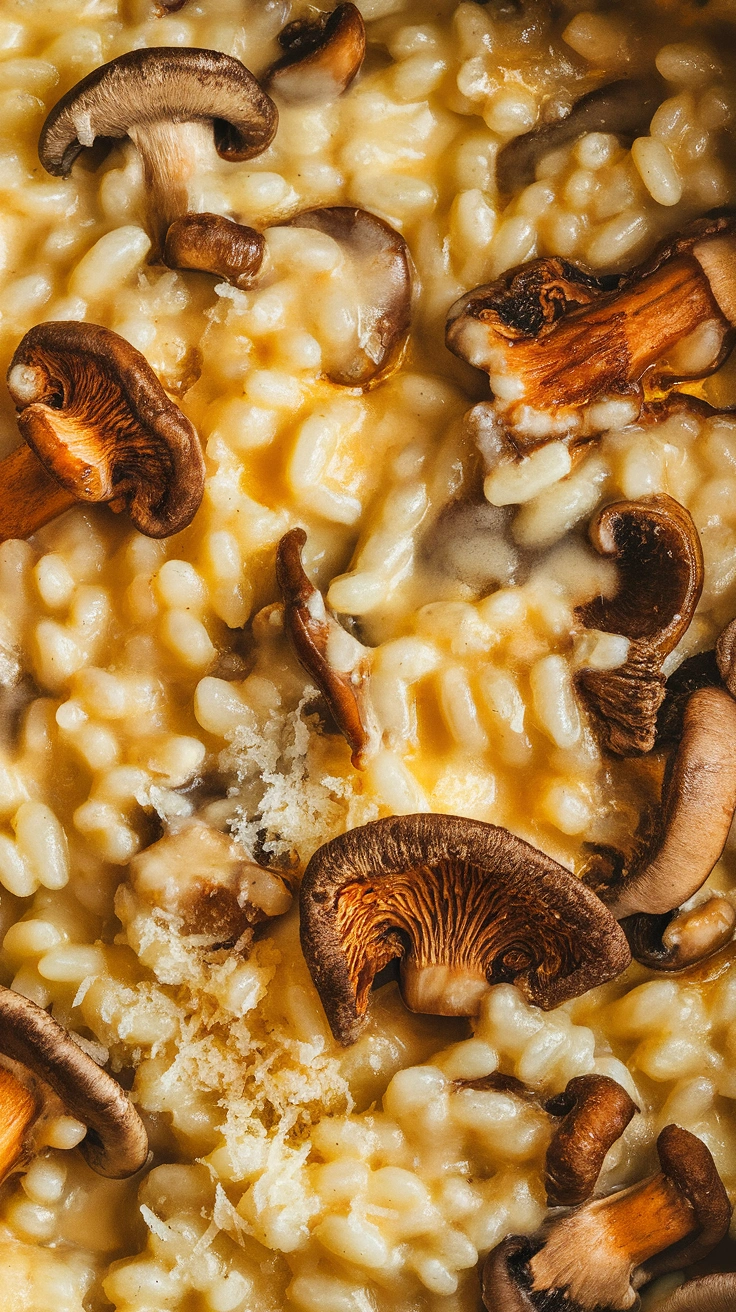 Creamy Parmesan and Mushroom Risotto