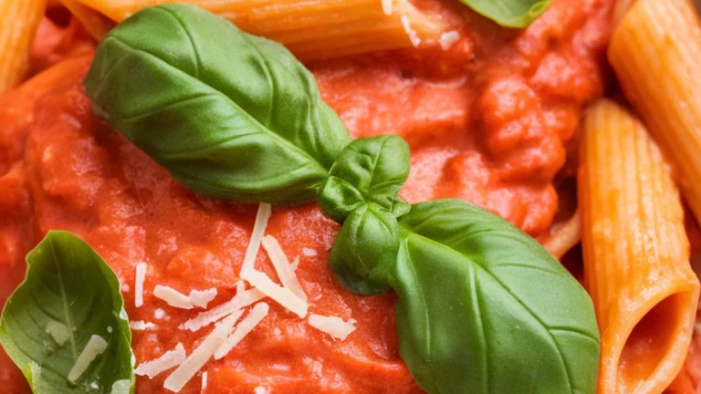 Creamy Tomato Basil Penne - Featured