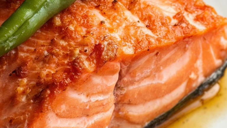 Crispy Skin Salmon with Green Beans - Featured