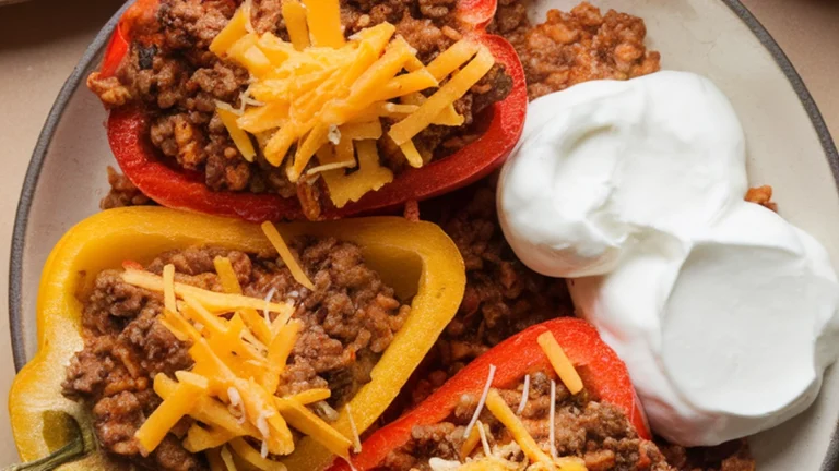 Deconstructed Stuffed Pepper Casserole - Featured