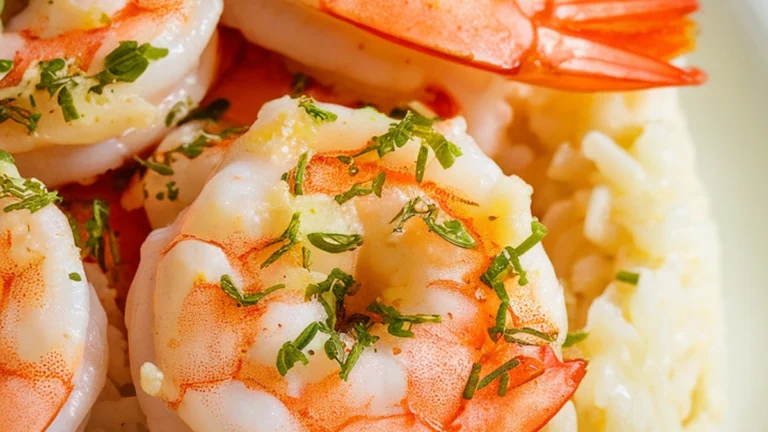 Garlic Butter Shrimp and Rice - Featured