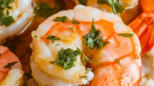 Garlic Butter Shrimp with Rice - Featured