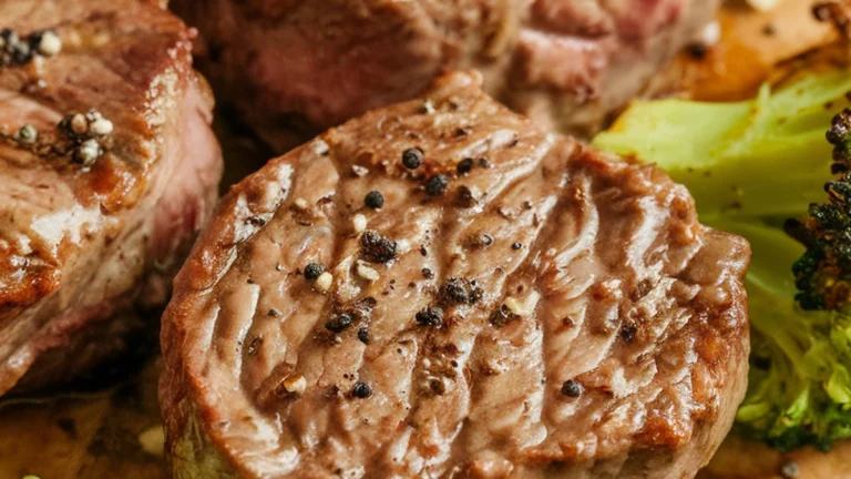 Garlic Butter Steak Bites with Roasted Broccoli - Featured