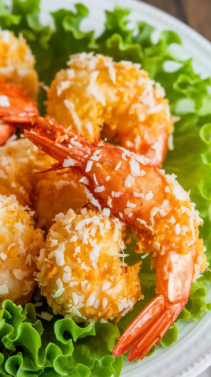 Golden Coconut Shrimp