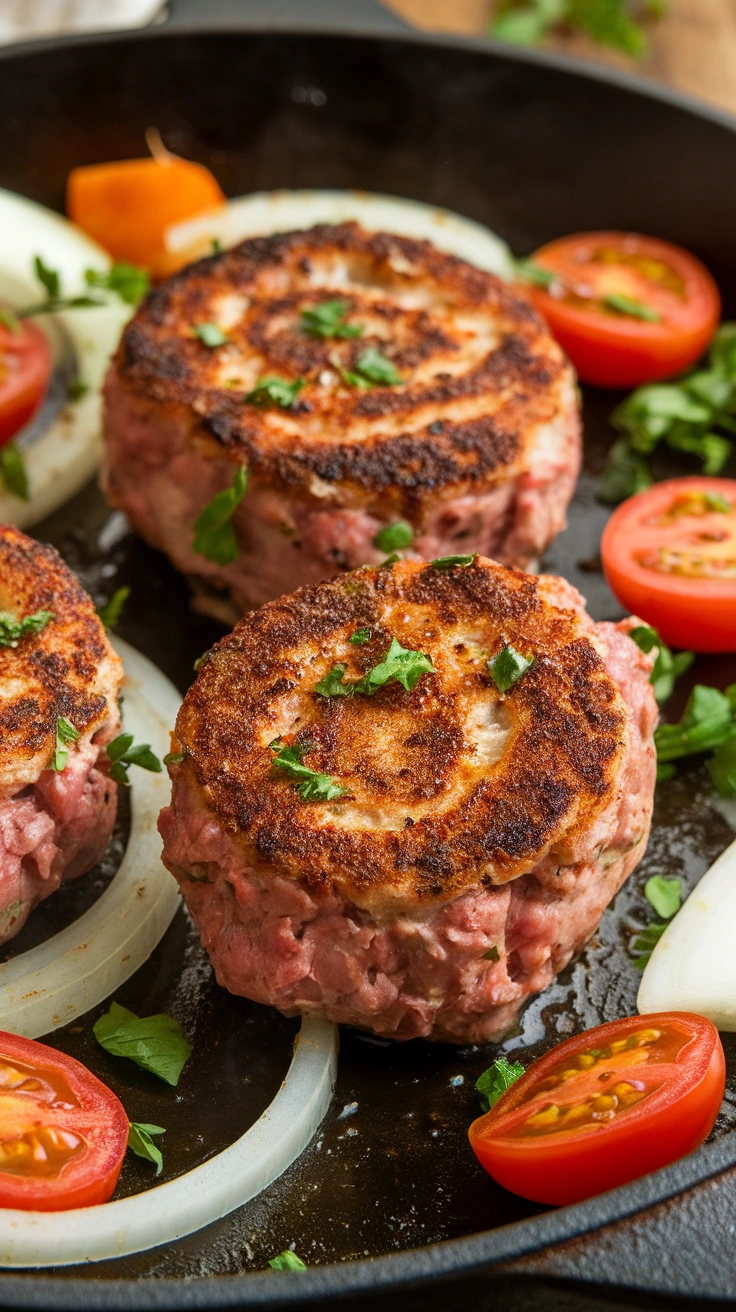 Greek Lamb Kofta Skillet