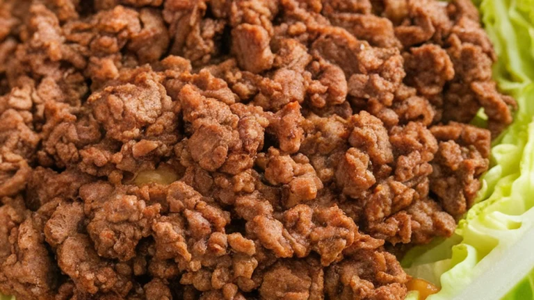 Ground Beef and Cabbage Stir Fry - Featured