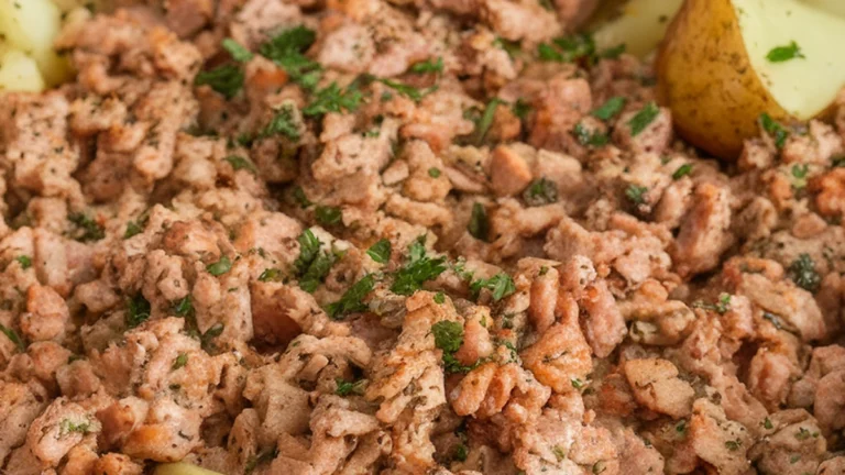 Ground Turkey and Potato Skillet - Featured