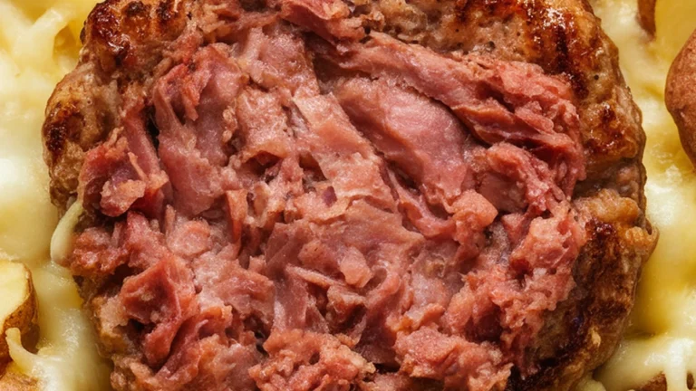 Hamburger and Sliced Potato Casserole - Featured