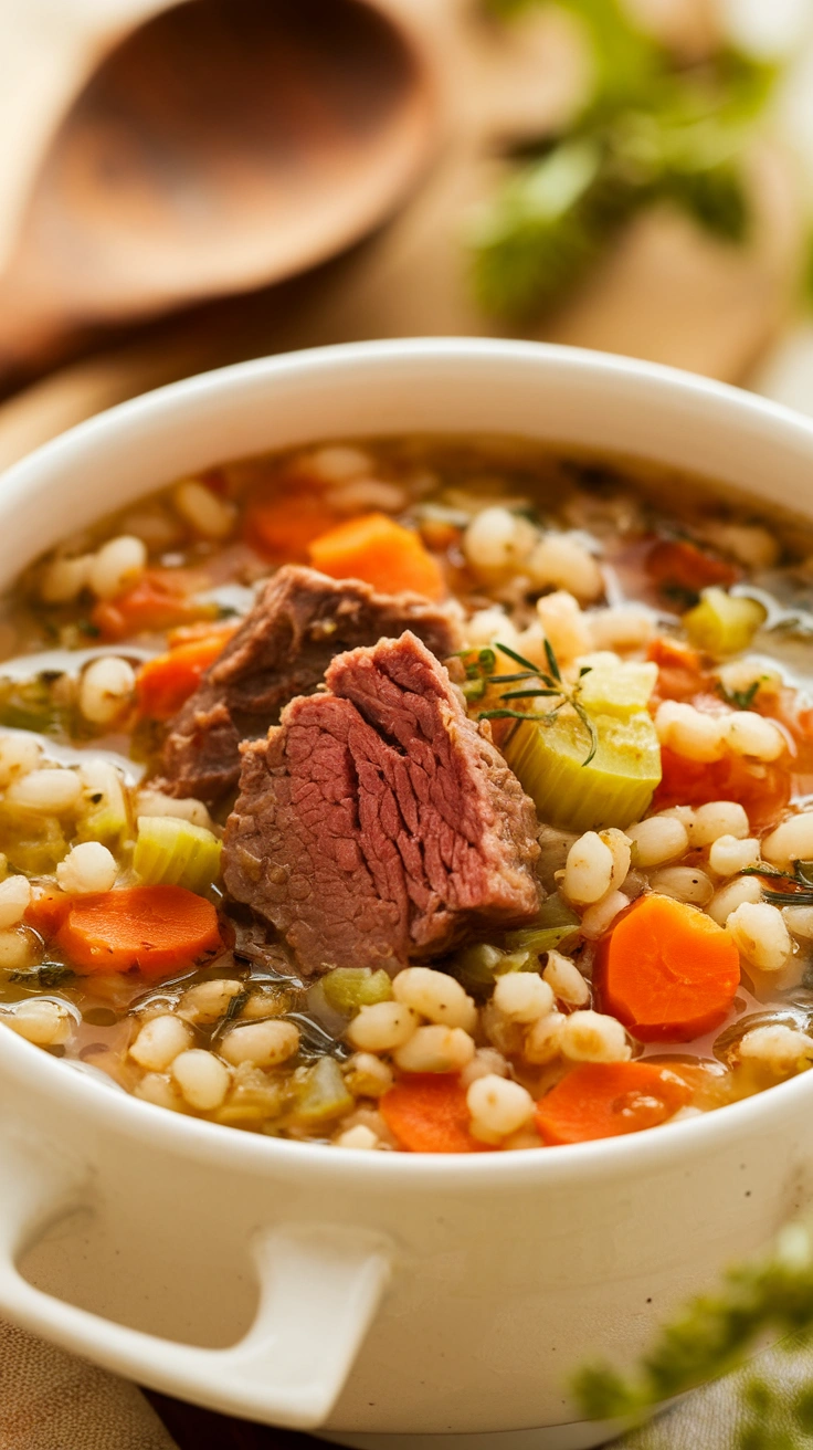 Hearty Beef and Barley Soup