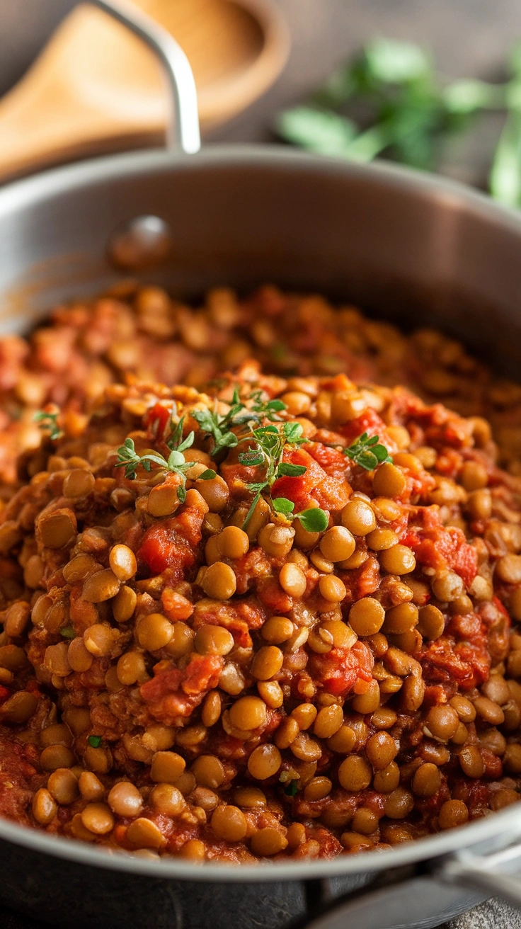 Hearty Lentil Bolognese