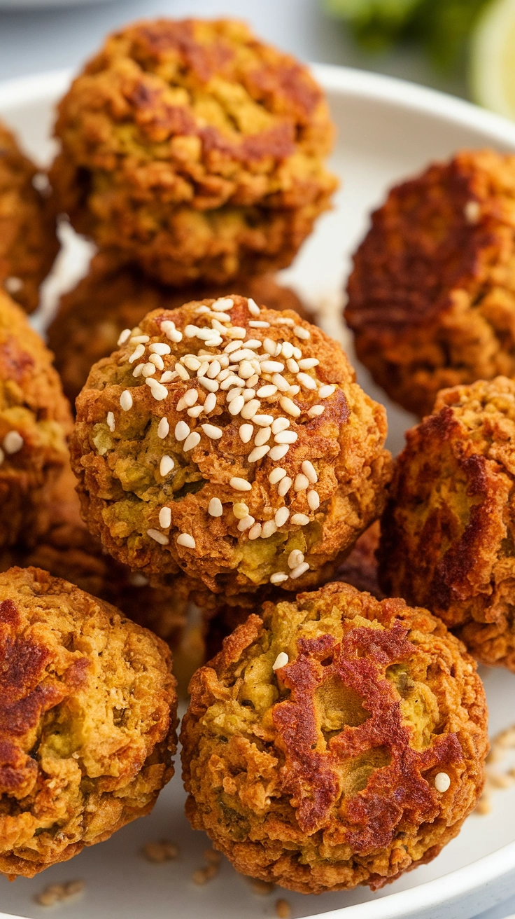 Homemade Air Fryer Falafel