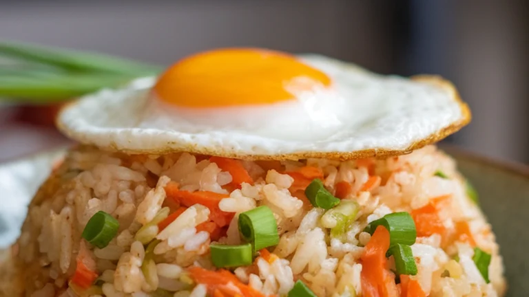 Homemade Vegetable Fried Rice - Featured