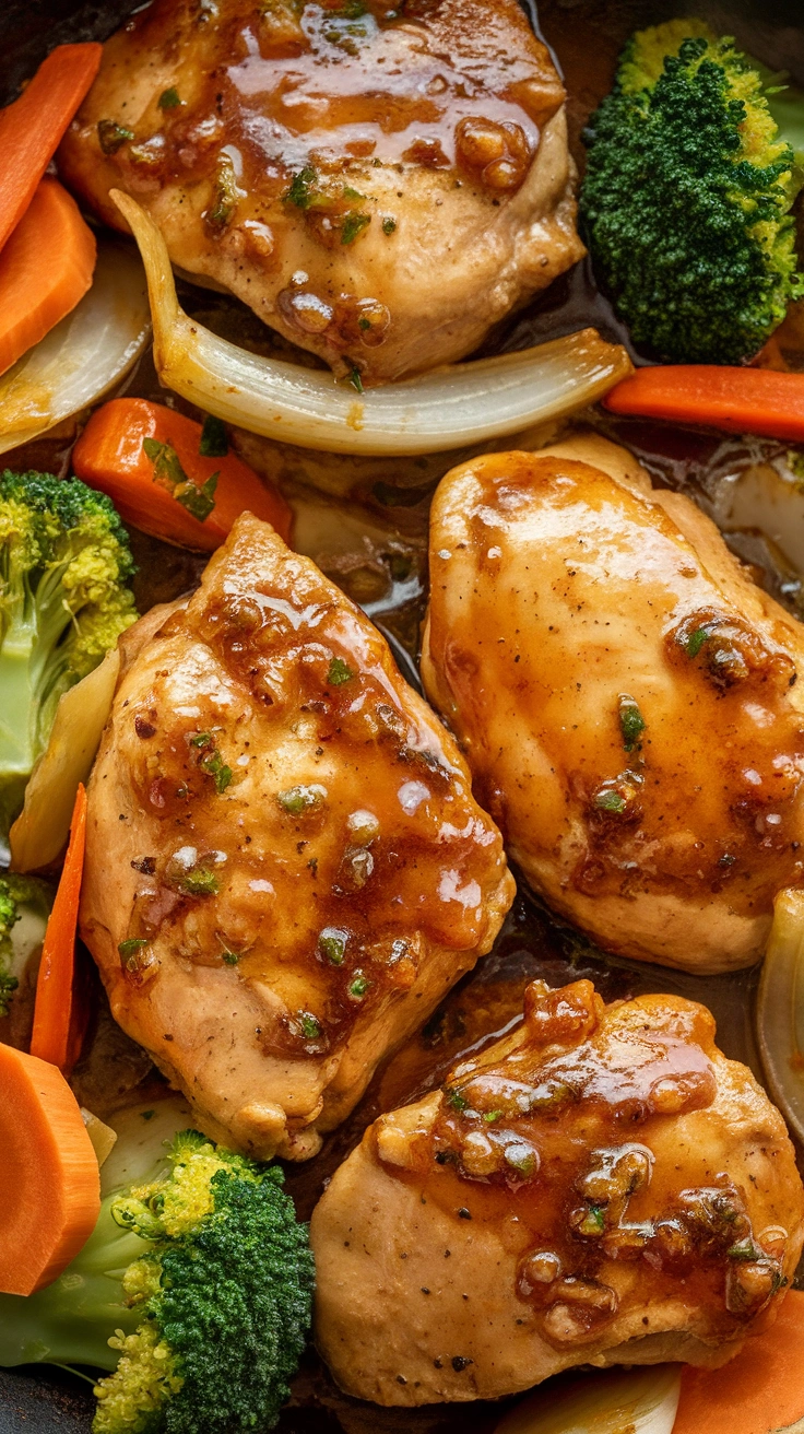 Honey Garlic Chicken Stir-Fry