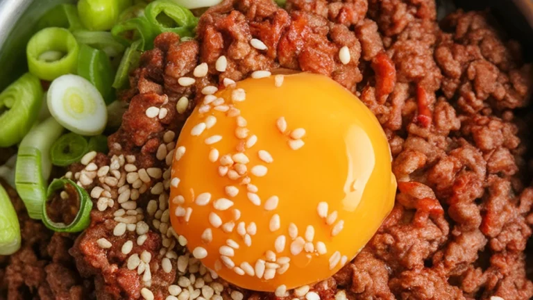 Korean Ground Beef Bowls - Featured