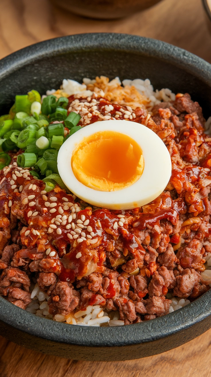 Korean-Style Ground Beef Bowls