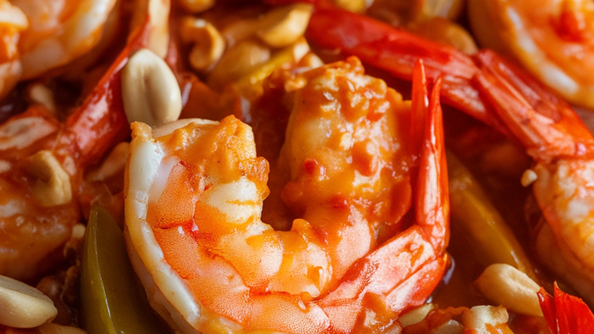 Kung Pao Shrimp - Featured