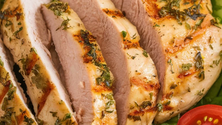 Lemon Herb Grilled Chicken Salad - Featured