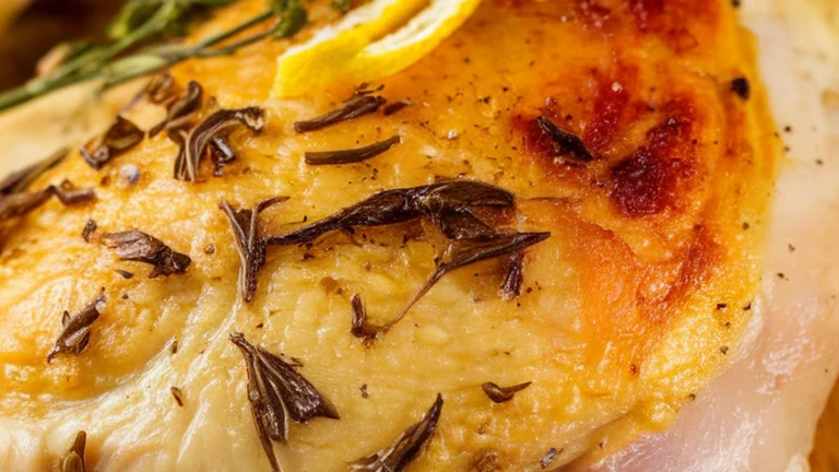 Lemon Herb Roasted Chicken Thighs - Featured