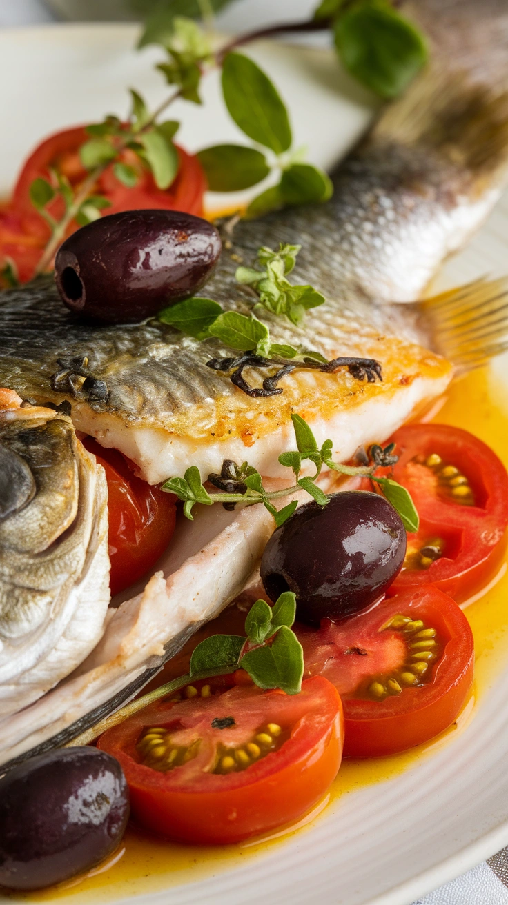 Mediterranean Tomato and Olive Snapper