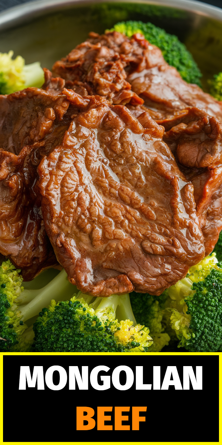 Pinterest Pin for Mongolian Beef