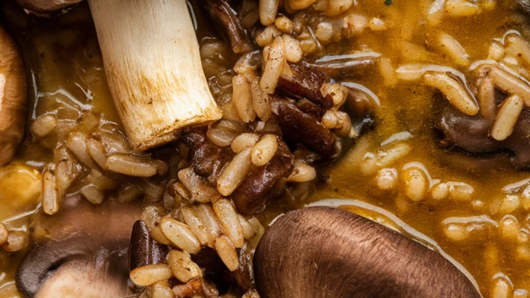 Mushroom and Wild Rice Stew - Featured