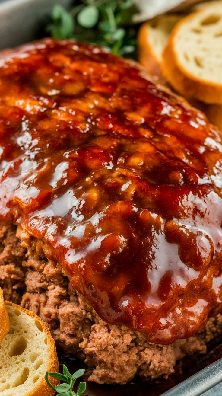 Old-Fashioned Glazed Meatloaf