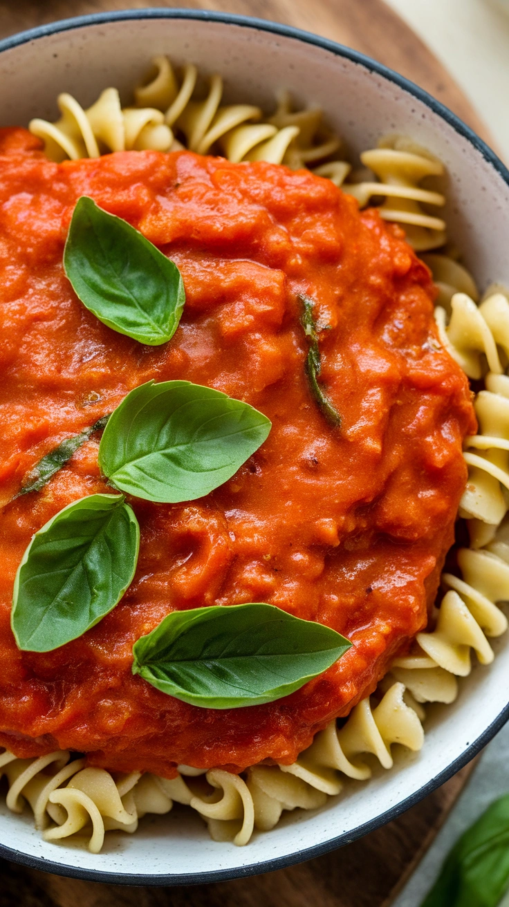 One-Pot Tomato Basil Pasta